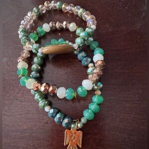 💎 3-piece beaded bracelet set